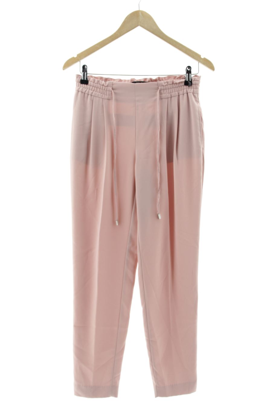 Pantaloni casual de Zara de la talla XS, de color rosa
