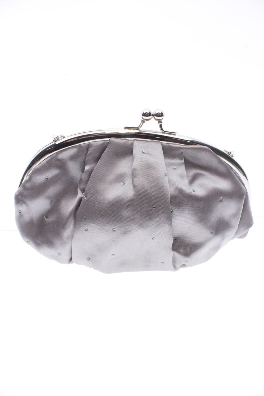 Bolso de Mano Plateado de BIJOU BRIGITTE