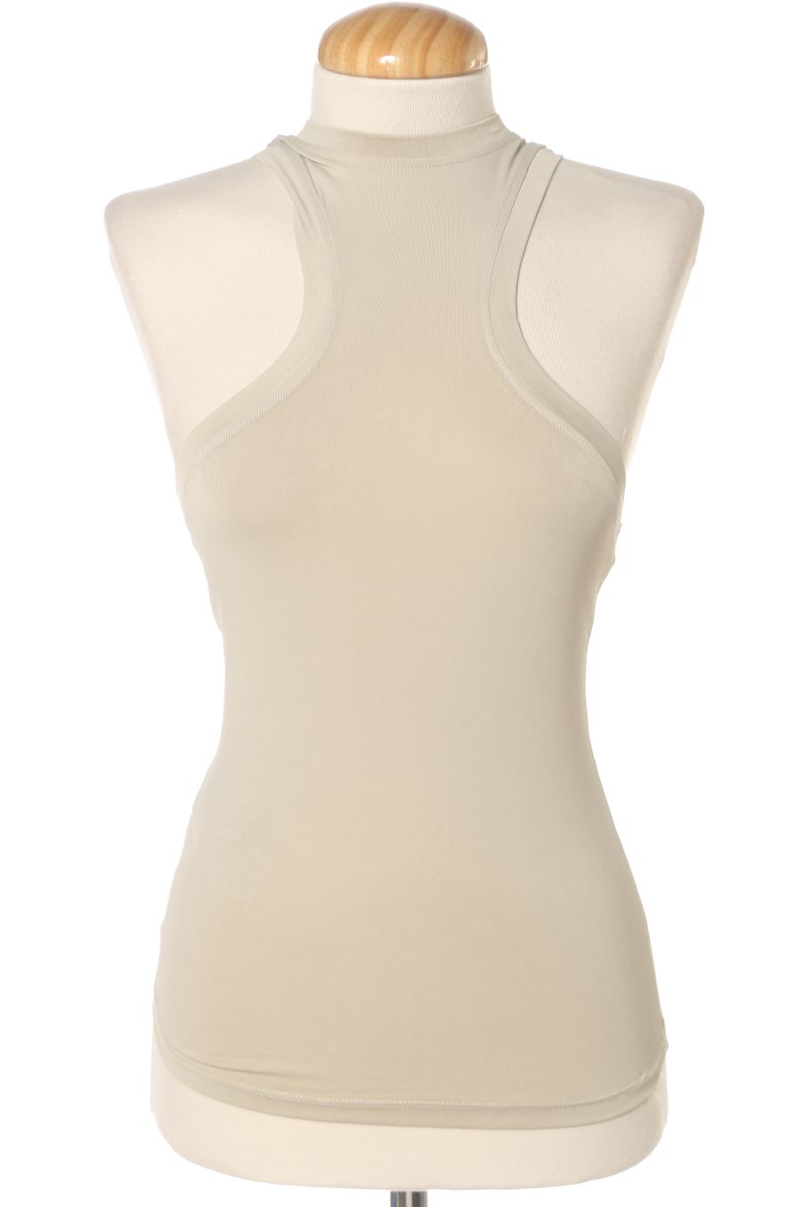 Camiseta sin mangas de Mango de la talla S, de color gris