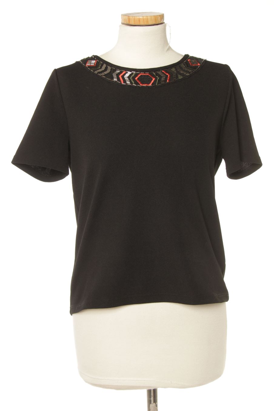T-shirt Pimkie de la taille M, de couleur noir