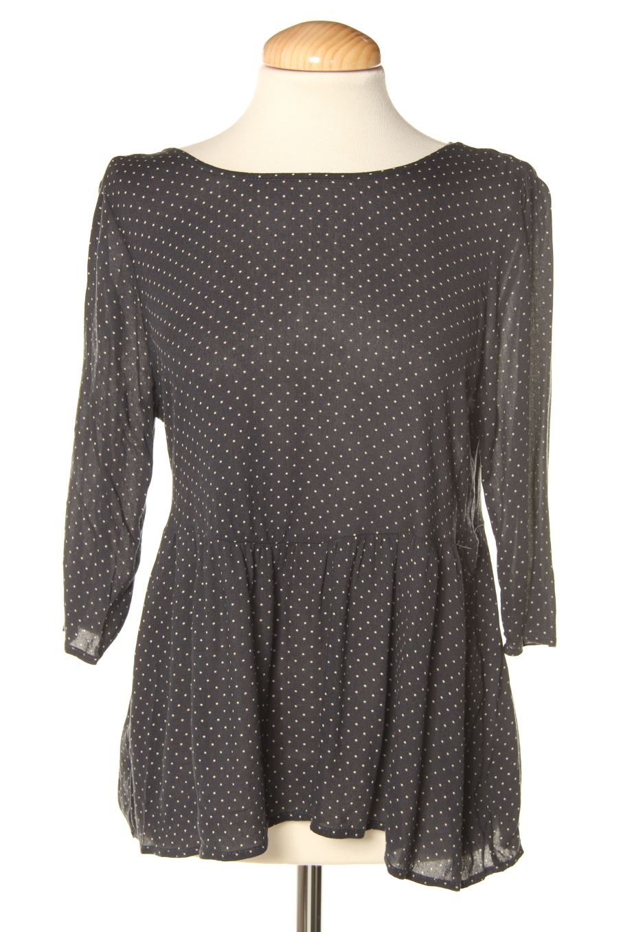 Langärmelige Bluse von Pull & Bear Größe S, Farbe Grau, für