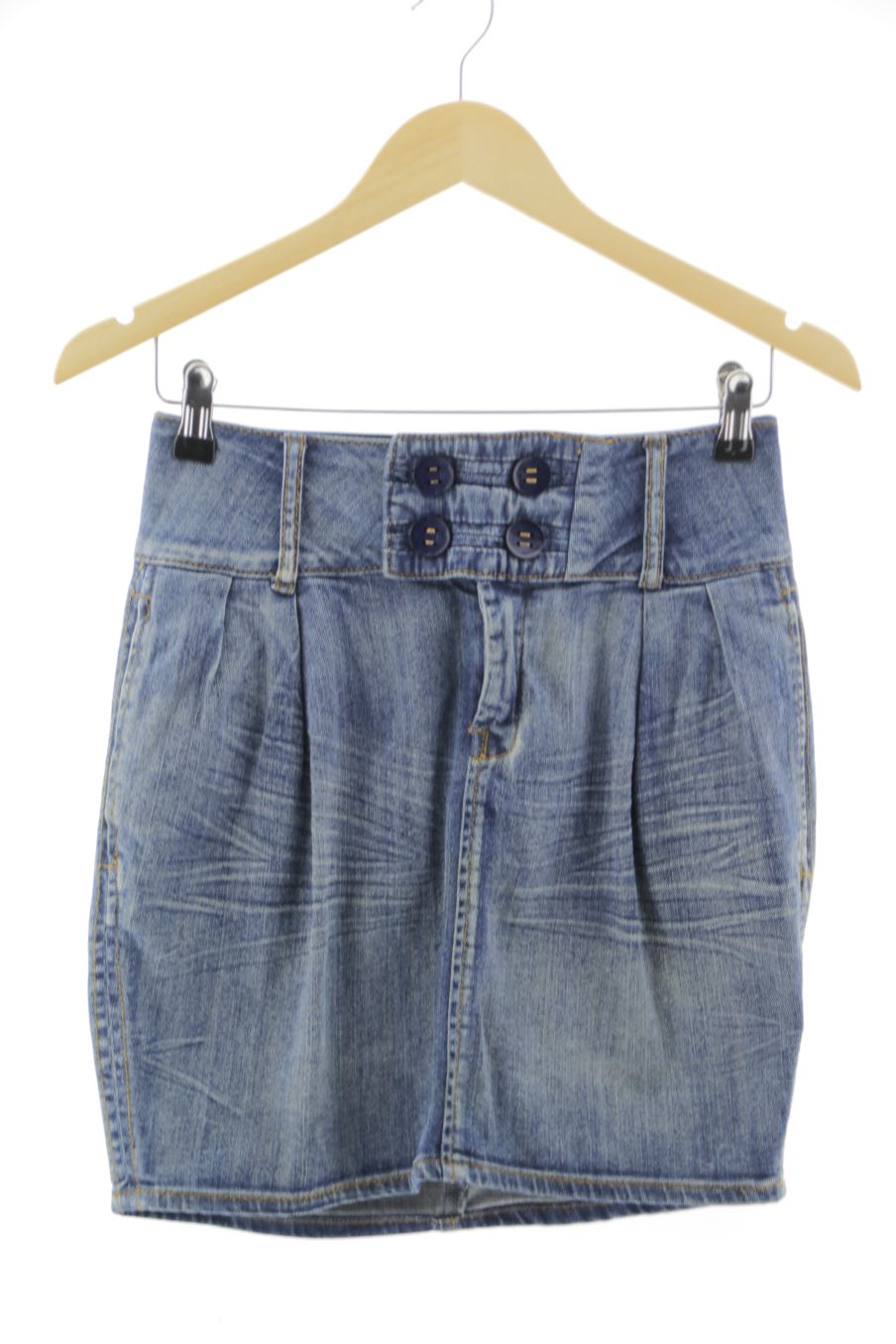 Gonne de Mango de la talla 36, de color blu
