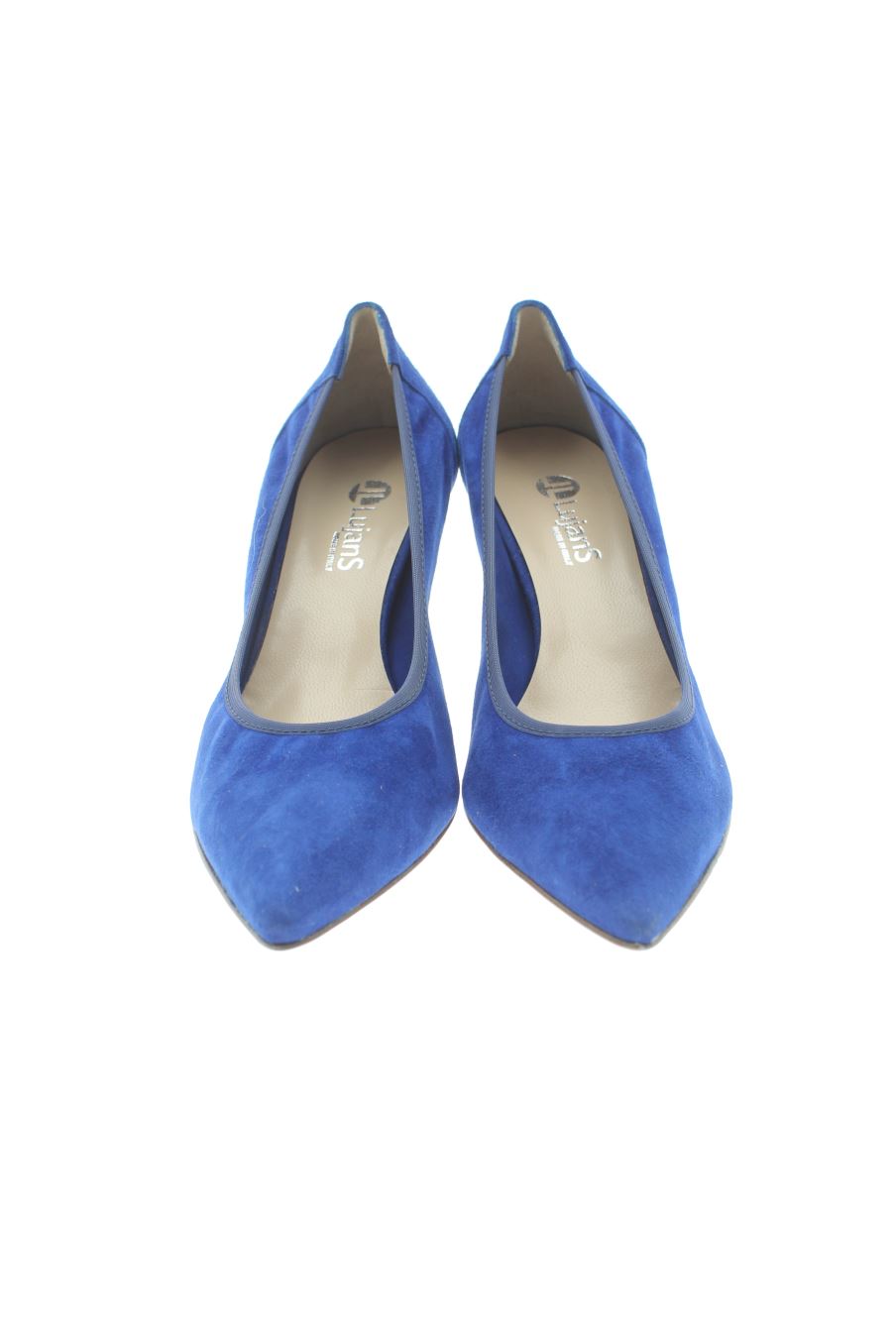 Zapatos de tacon de Lujans de la talla 40, de color azul de
