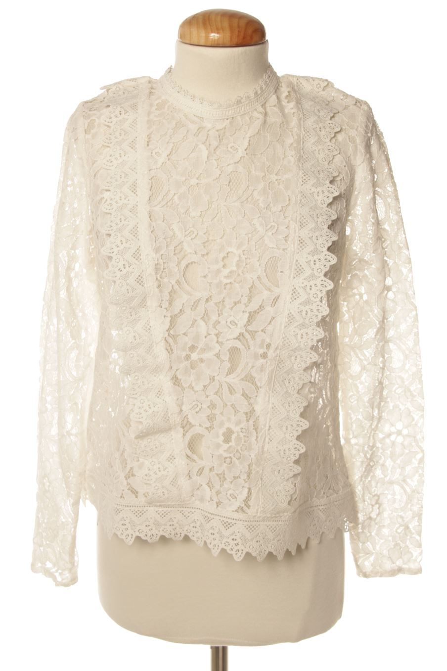 Blouse à manches longues Pimkie de la taille 38, de couleur blanc