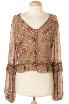 Blouse à manches longues 38 Made in italy