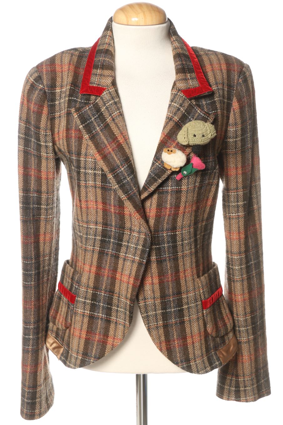 Blazer Nolita De Nimes de la taille 38, de couleur carreaux