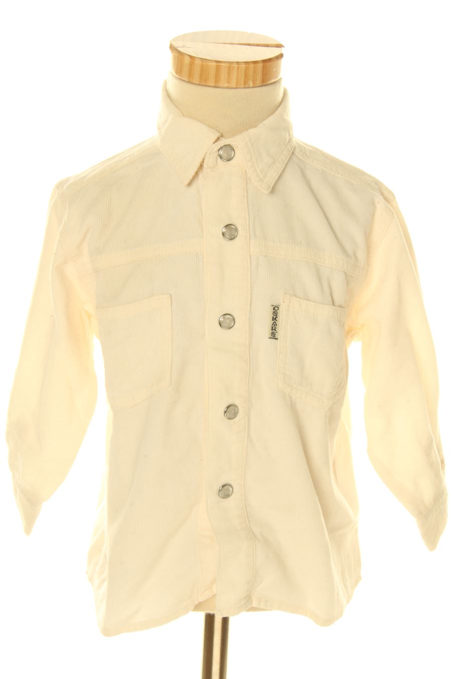 Camisa de manga larga de Oskar's de la talla 12 meses de pana de segunda mano
