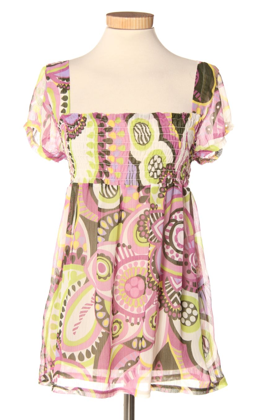 Blouse à manches courtes Promod de la taille M, de couleur imprimés
