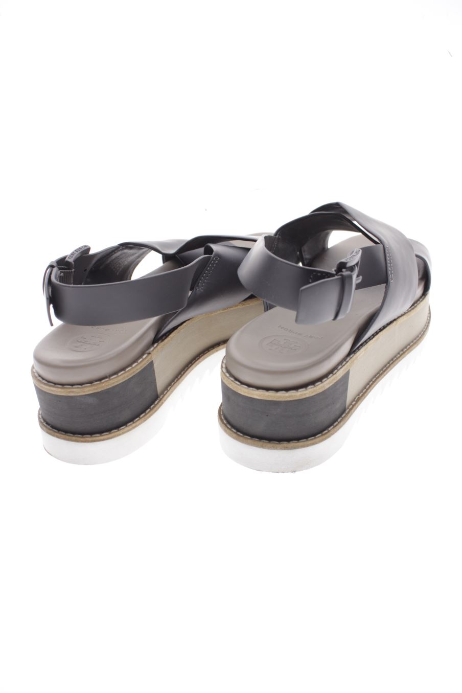Plataformas de TORY BURCH de la talla 39, de color gris de
