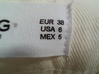 Jeans Mango de la taille 38, de couleur jaune de denim