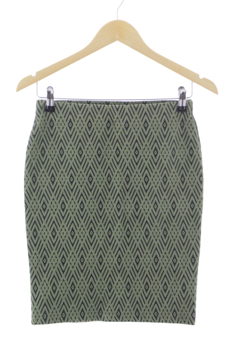 Falda de H&M de la talla S, de color verde