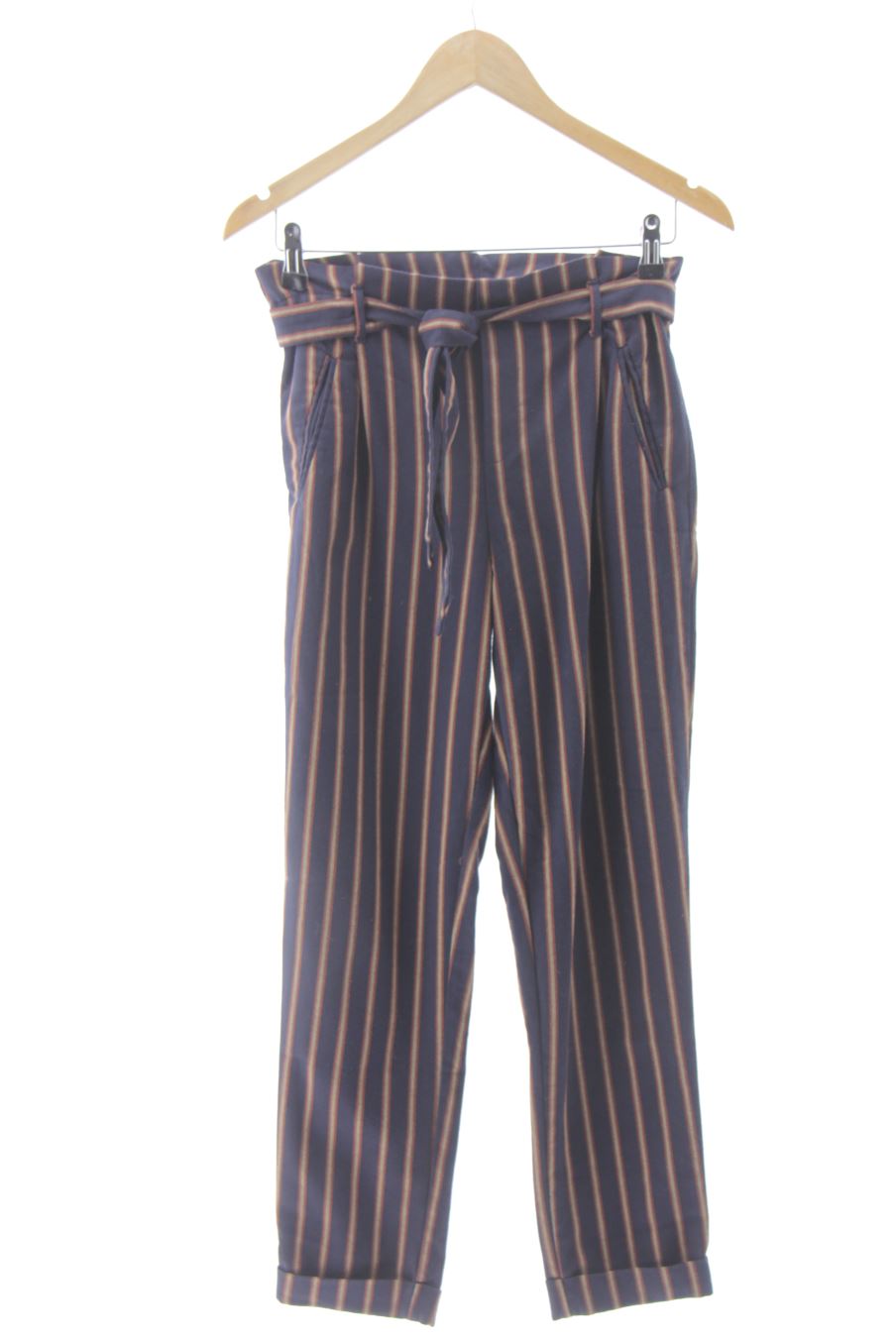 Pantalon Stradivarius de la taille XS, de couleur rayures