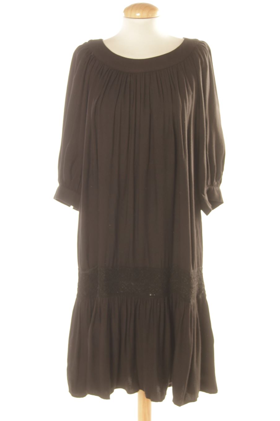 Robe casual Zara de la taille M, de couleur noir