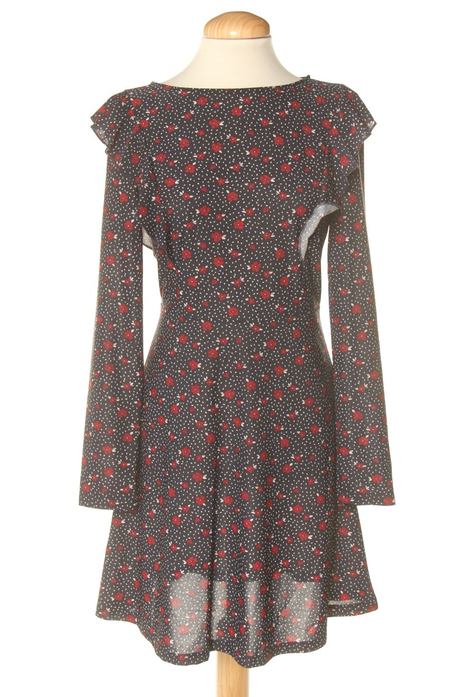 Robe casual Springfield de la taille S, de couleur fleurs