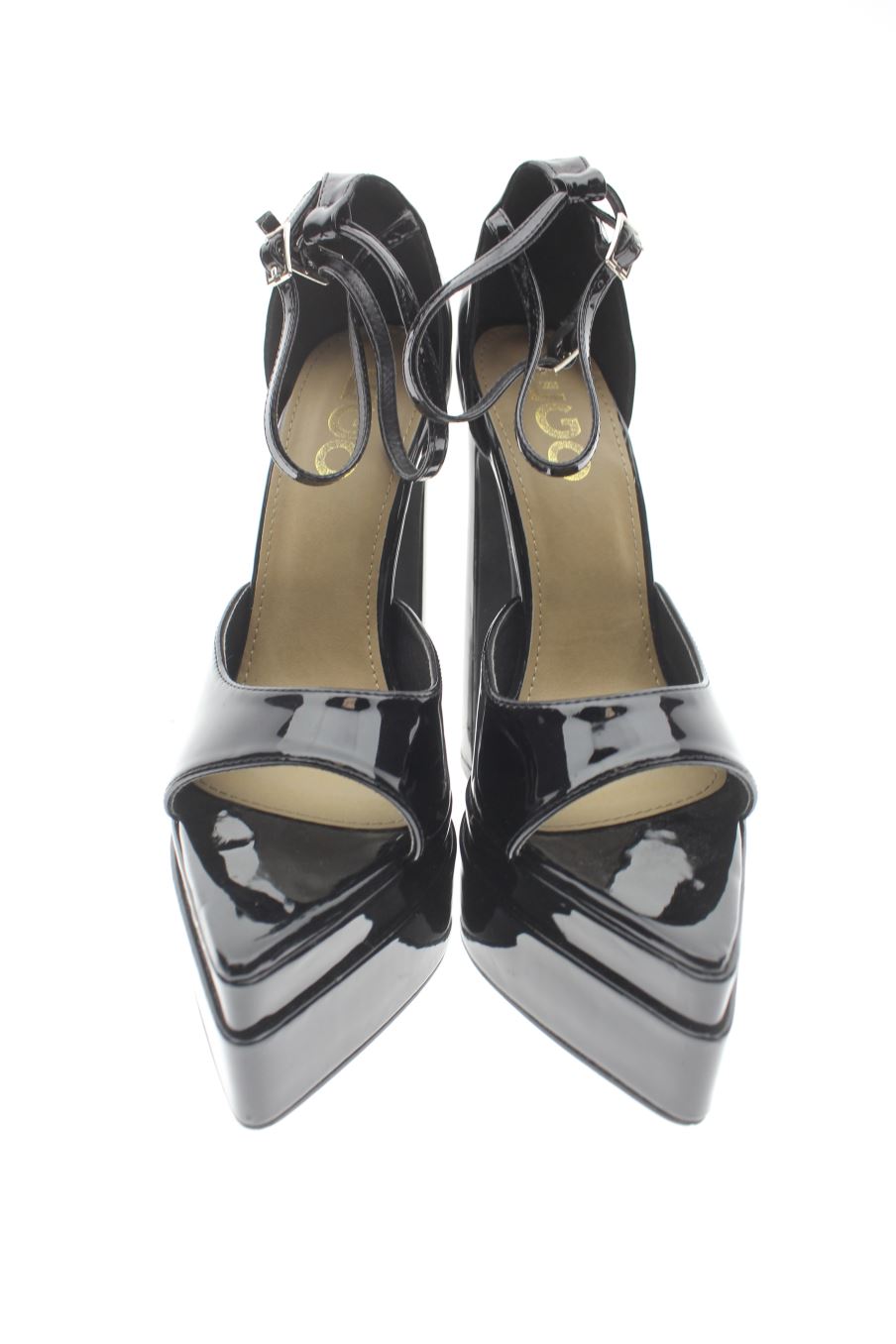 Sandalias tacon de Ego de la talla 39, de color negro de