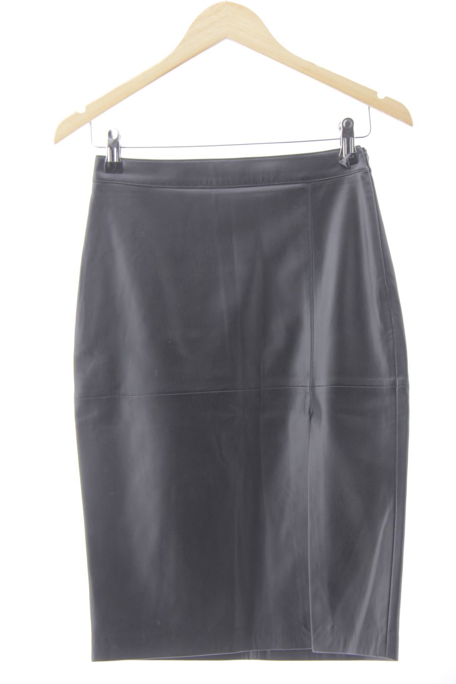 Jupe Mango de la taille 34, de couleur noir de synthétique