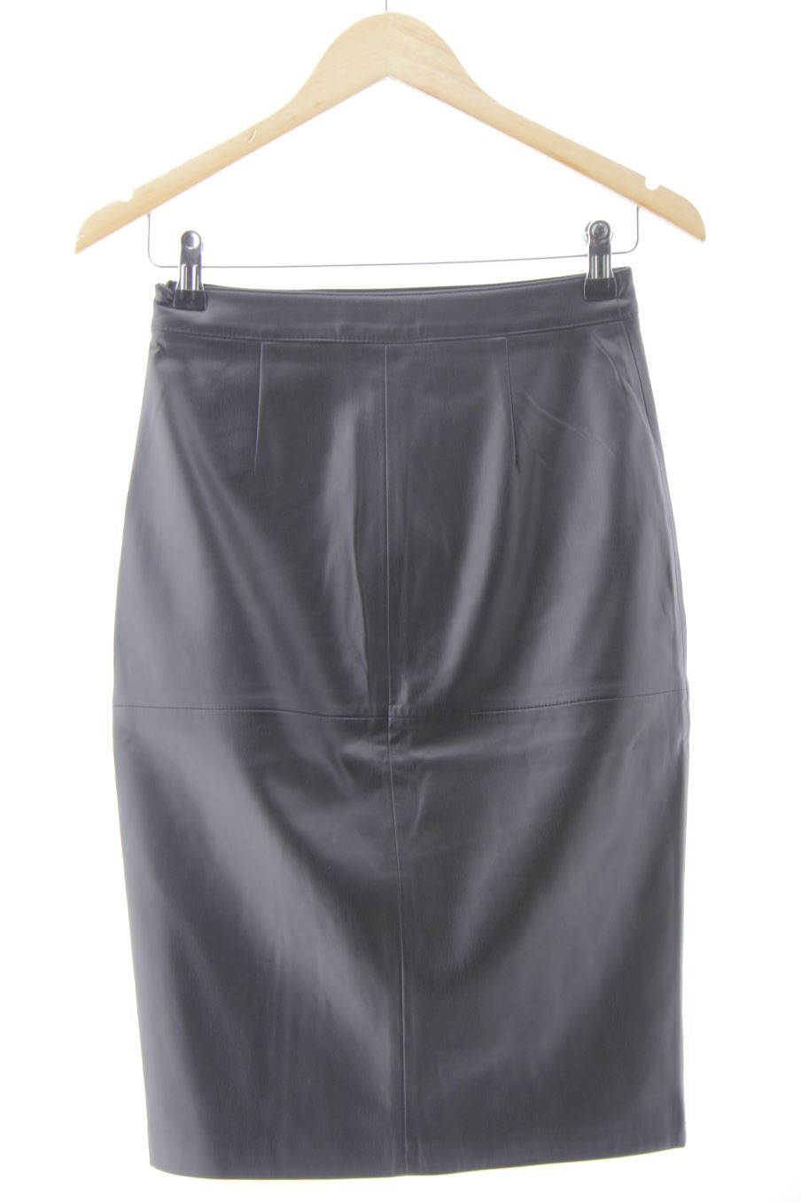 Jupe Mango de la taille 34, de couleur noir de synthétique