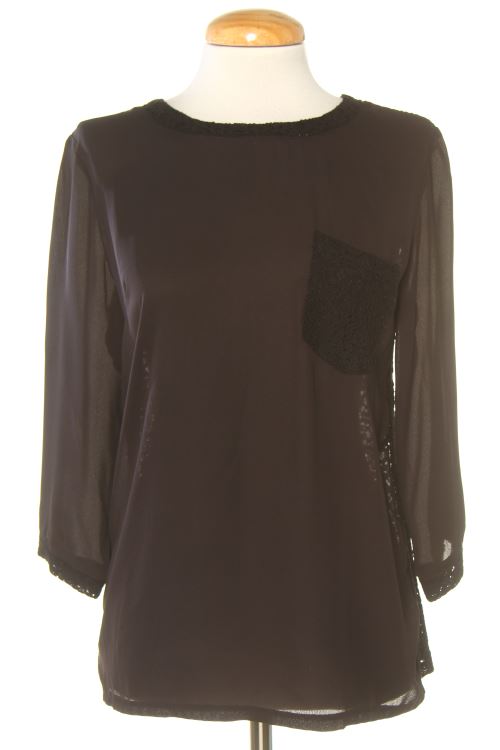 Blusa a maniche lunghe