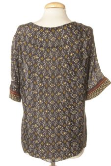 Blusa a maniche corte L Massimo Dutti