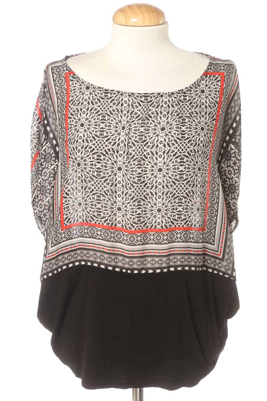 Blouse à manches courtes Camaieu de la taille L, de couleur imprimés