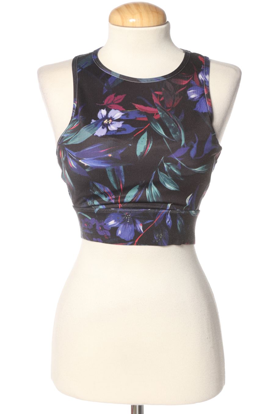 Top sport Bershka de la taille S, de couleur fleurs