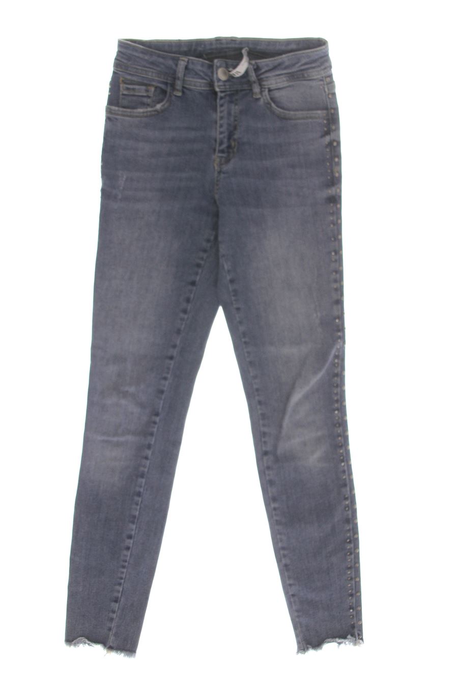Vaquero de Zara de la talla 34, de color azul de ropa vaquera