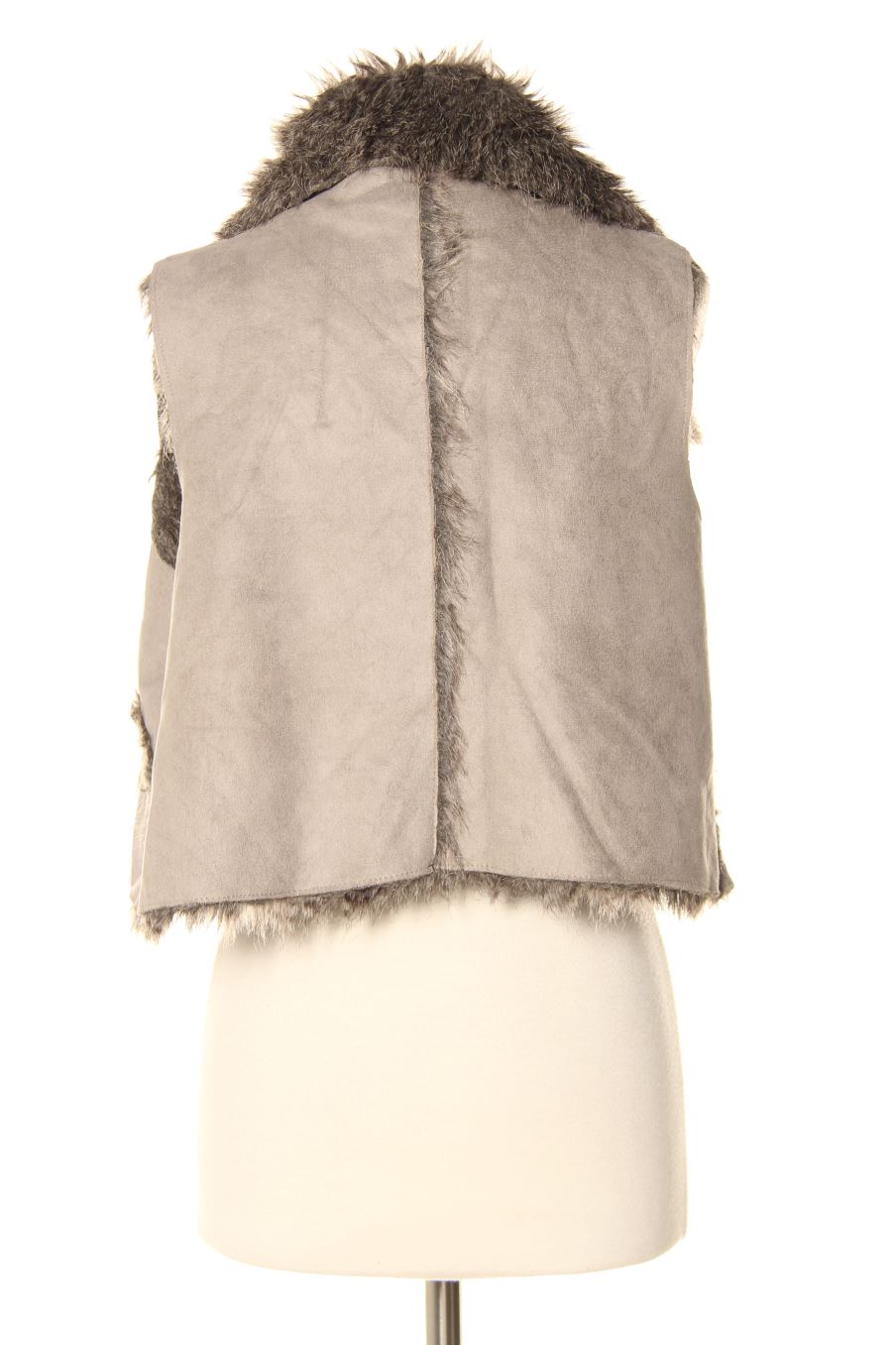 Chaleco de abrigo de Xdye (PULL&BEAR) de la talla M, de color gris