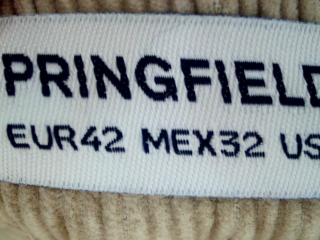 Pantalon largo de Springfield de la talla 42