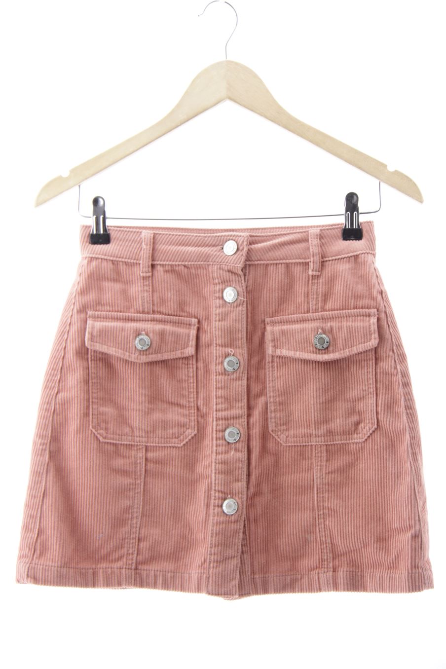 Jupe Stradivarius de la taille 34, de couleur rose