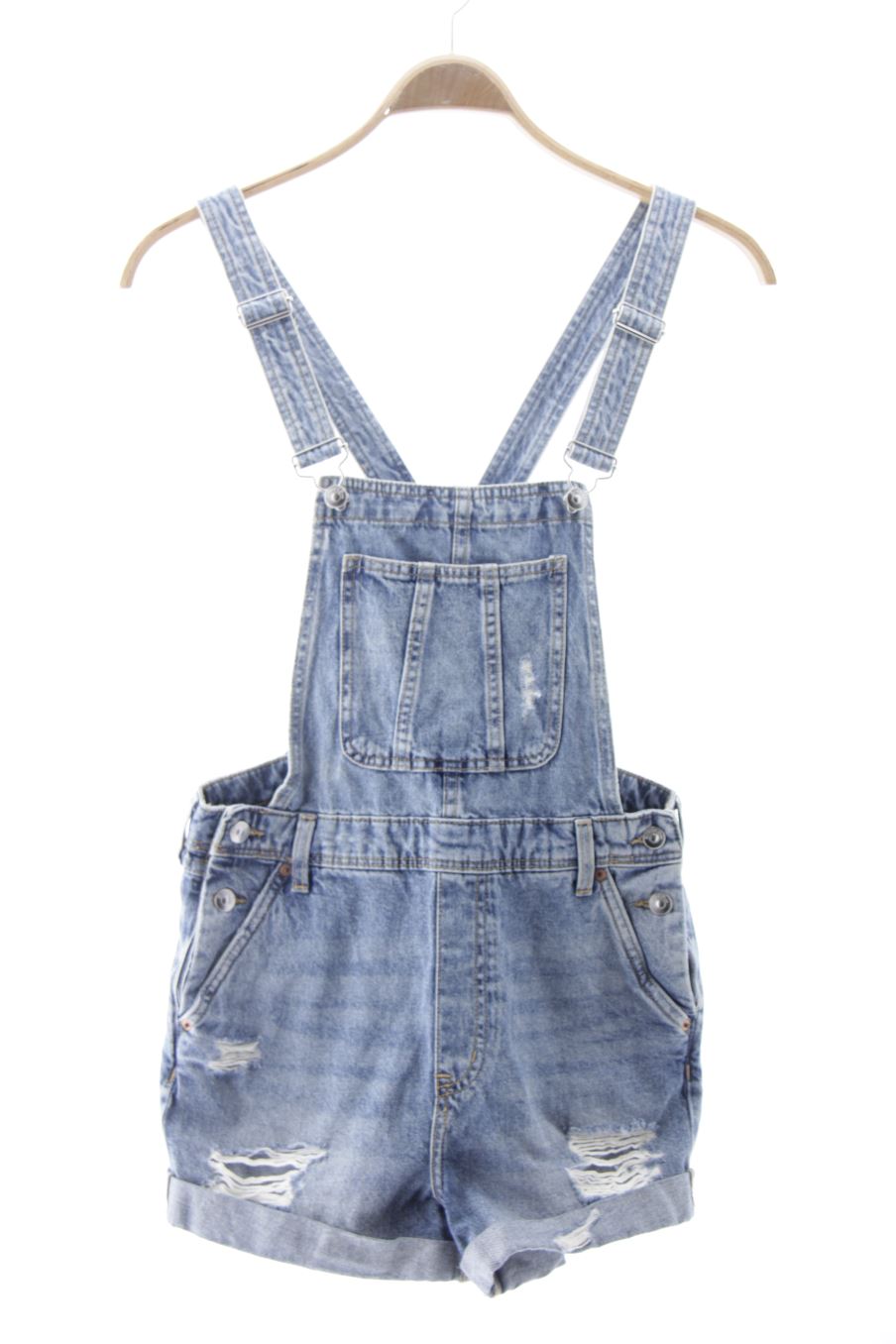Combinaisons H&M de la taille 38, de couleur bleu de denim