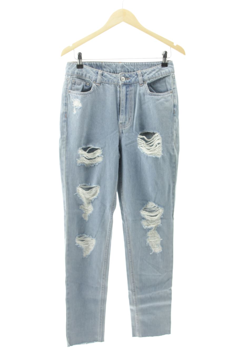 Jeans H&M de la taille 38, de couleur bleu de denim