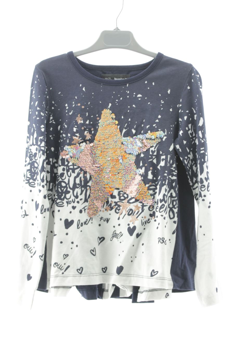 Maglietta a maniche lunghe de Desigual de la talla 7 anni con etichetta