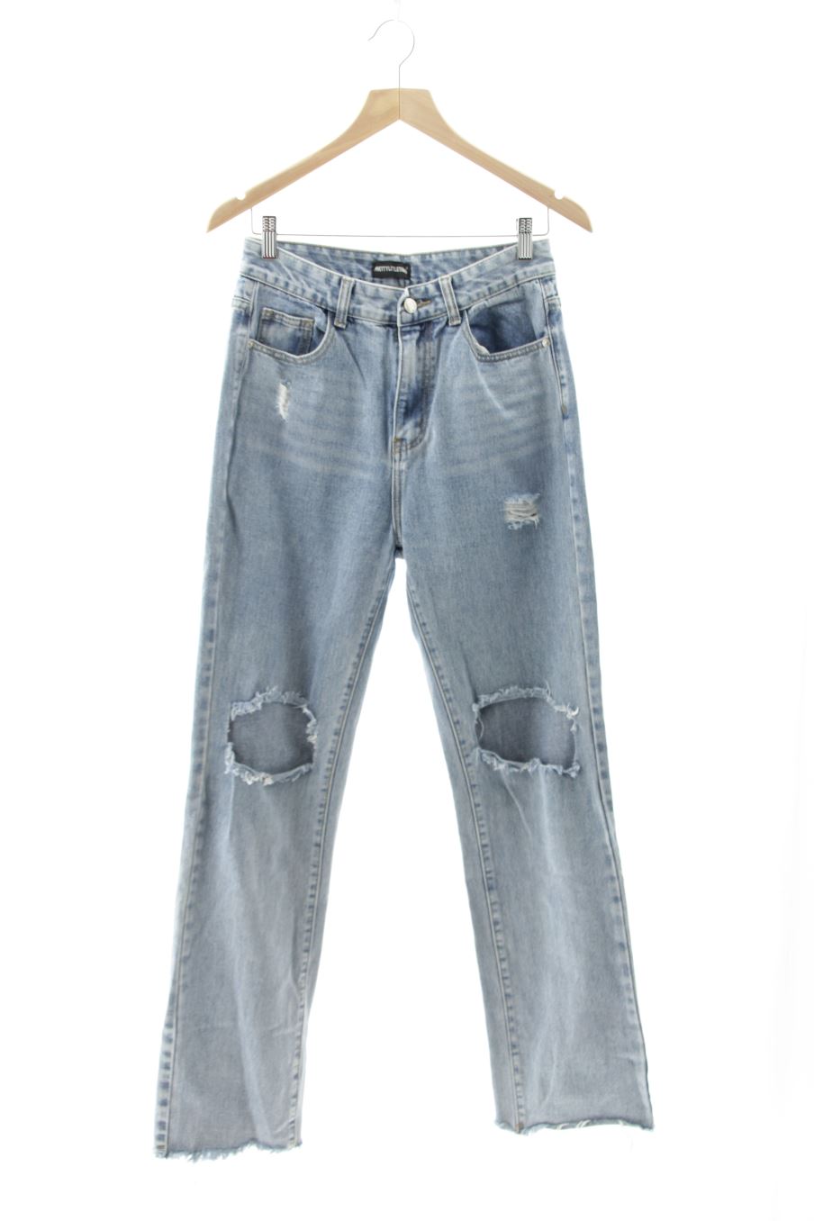 Jeans PRETTYLITTLETHING de la taille 38, de couleur bleu de denim