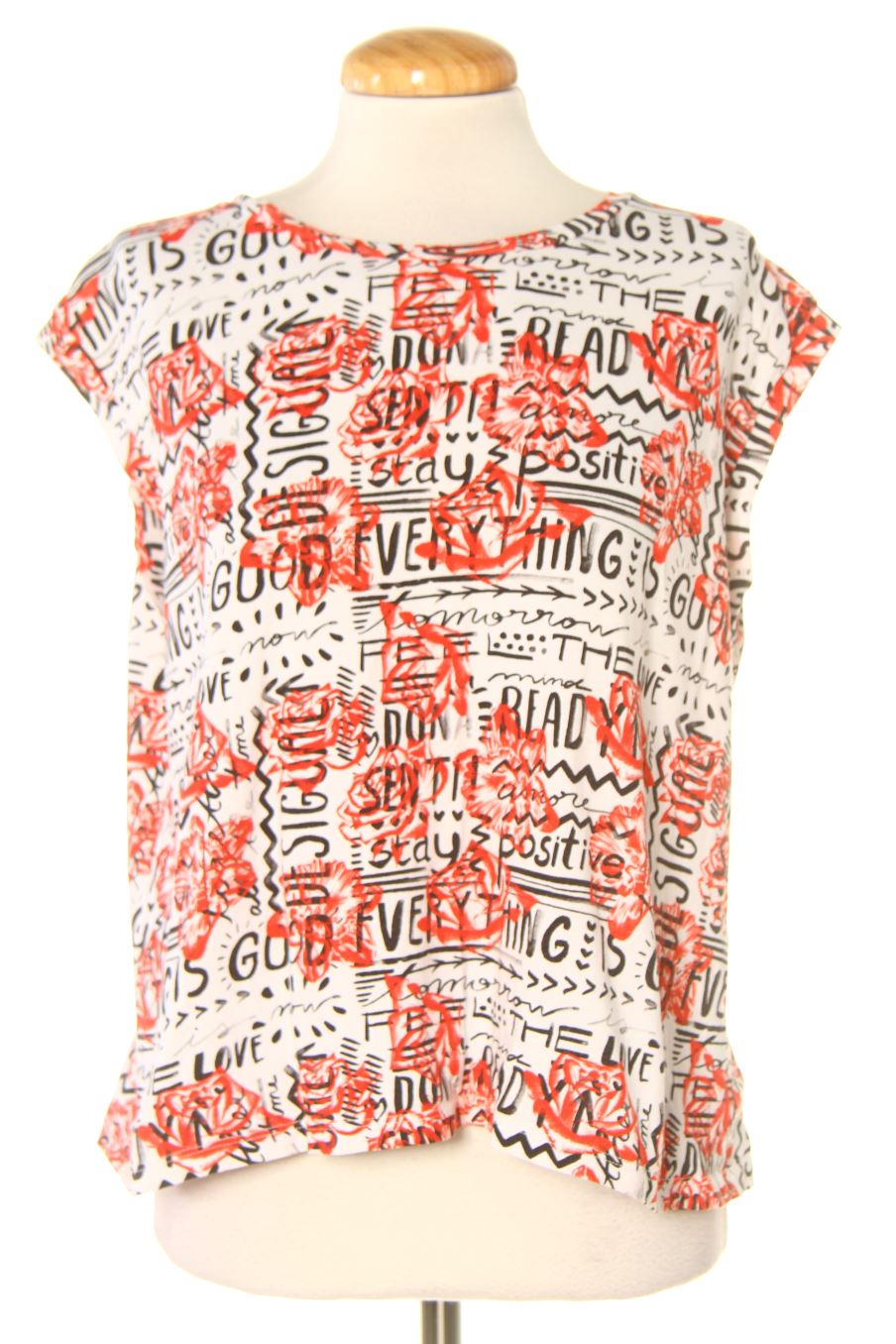 Camisa sin mangas de Desigual de la talla L, de color estampado