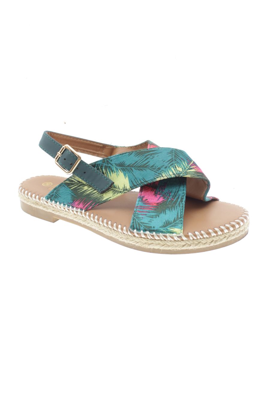 Sandalias planas de Bosanova de la talla 36, de color estampado de