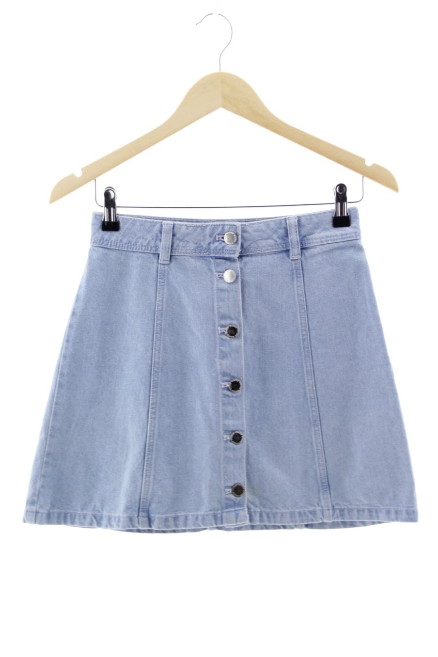 Jupe H&M de la taille 34, de couleur bleu de denim