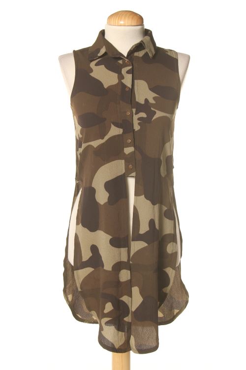 Chemise sans manches