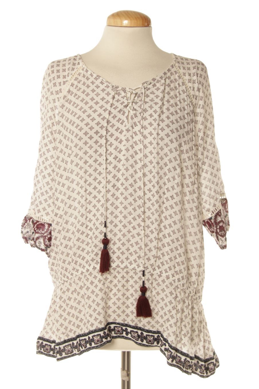 Blouse à manches courtes Grain de Malice de la taille 38, de couleur imprimés