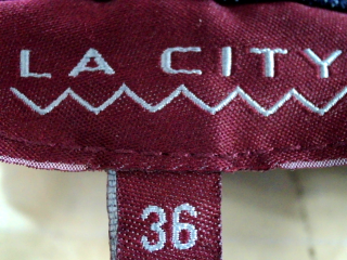 Jeans La City de la taille 36, de couleur bleu de denim