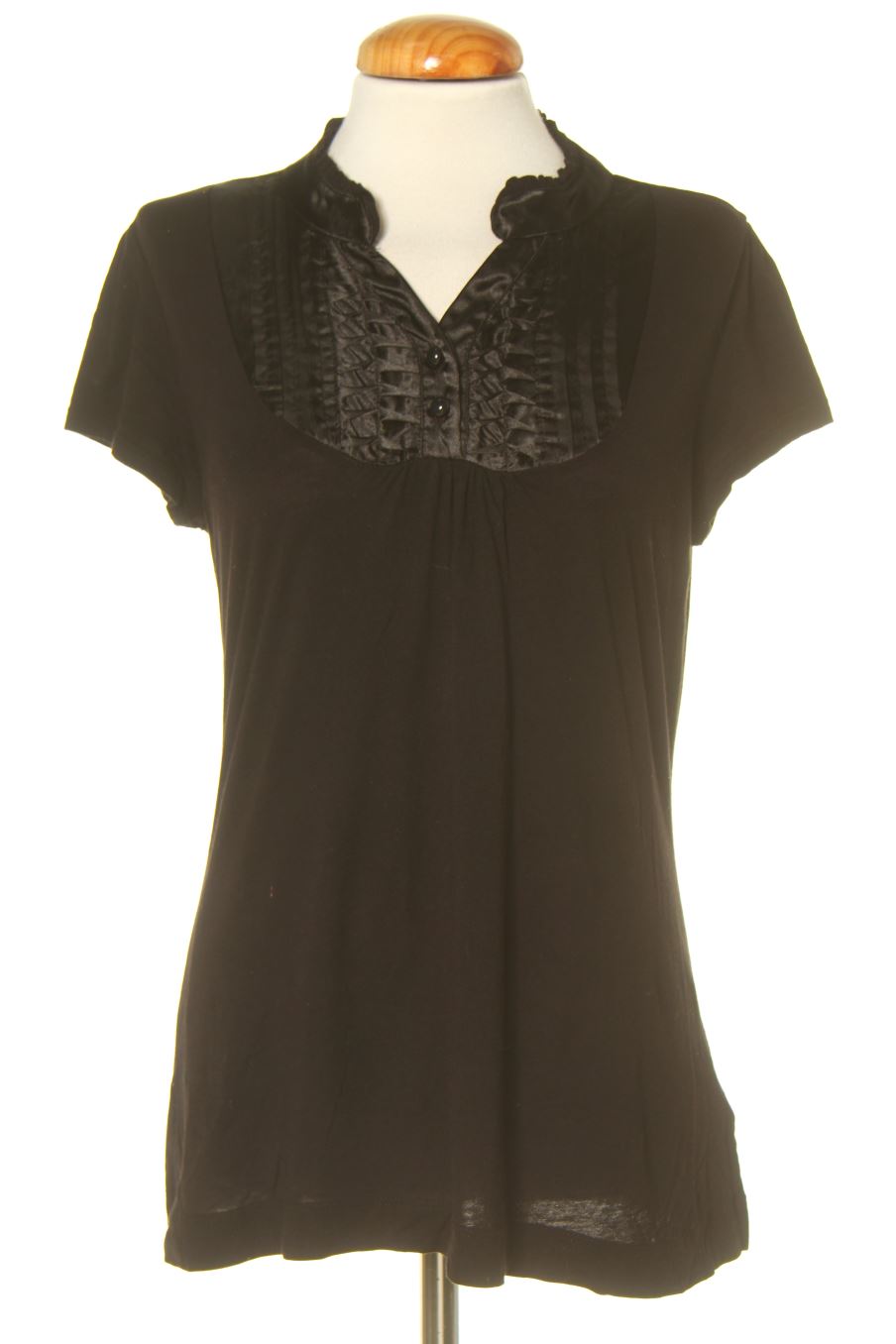 Blouse à manches courtes H&M de la taille M, de couleur noir