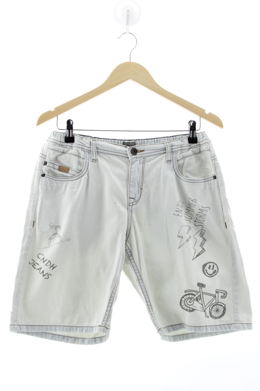 Short en jean Canada House de la taille 14 ans de denim de seconde main