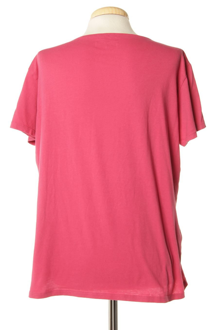 T-shirt Milano de la taille XXL, de couleur rose
