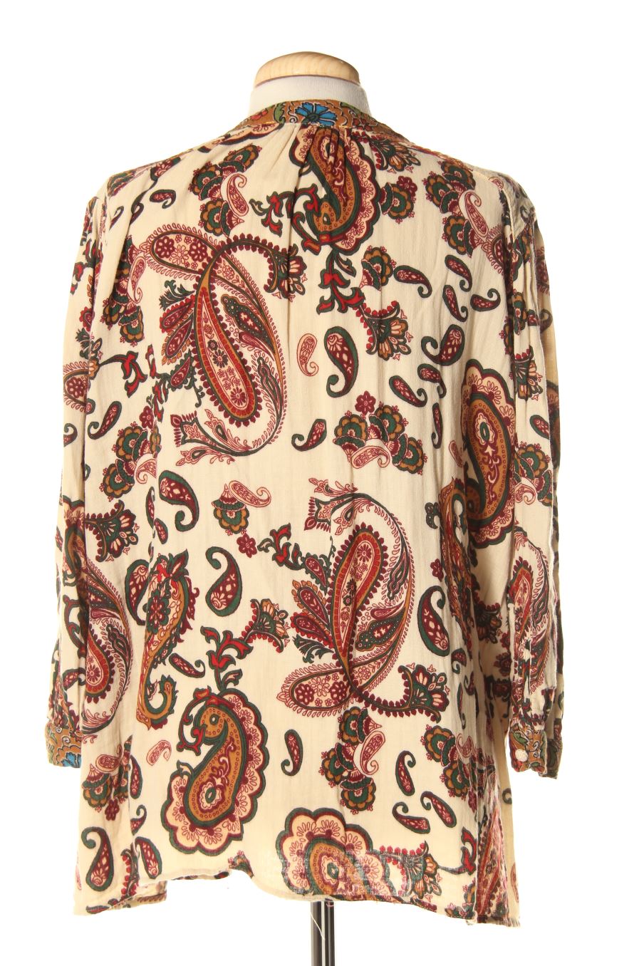 Blouse à manches longues Zara de la taille XL, de couleur imprimés