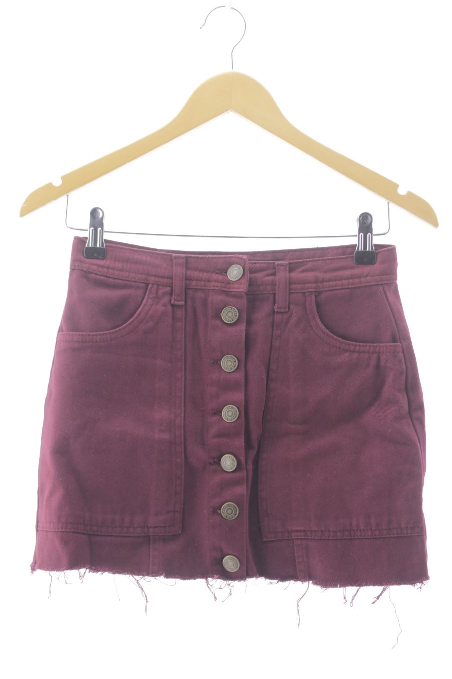 Gonne de Stradivarius de la talla 36, de color bordeaux