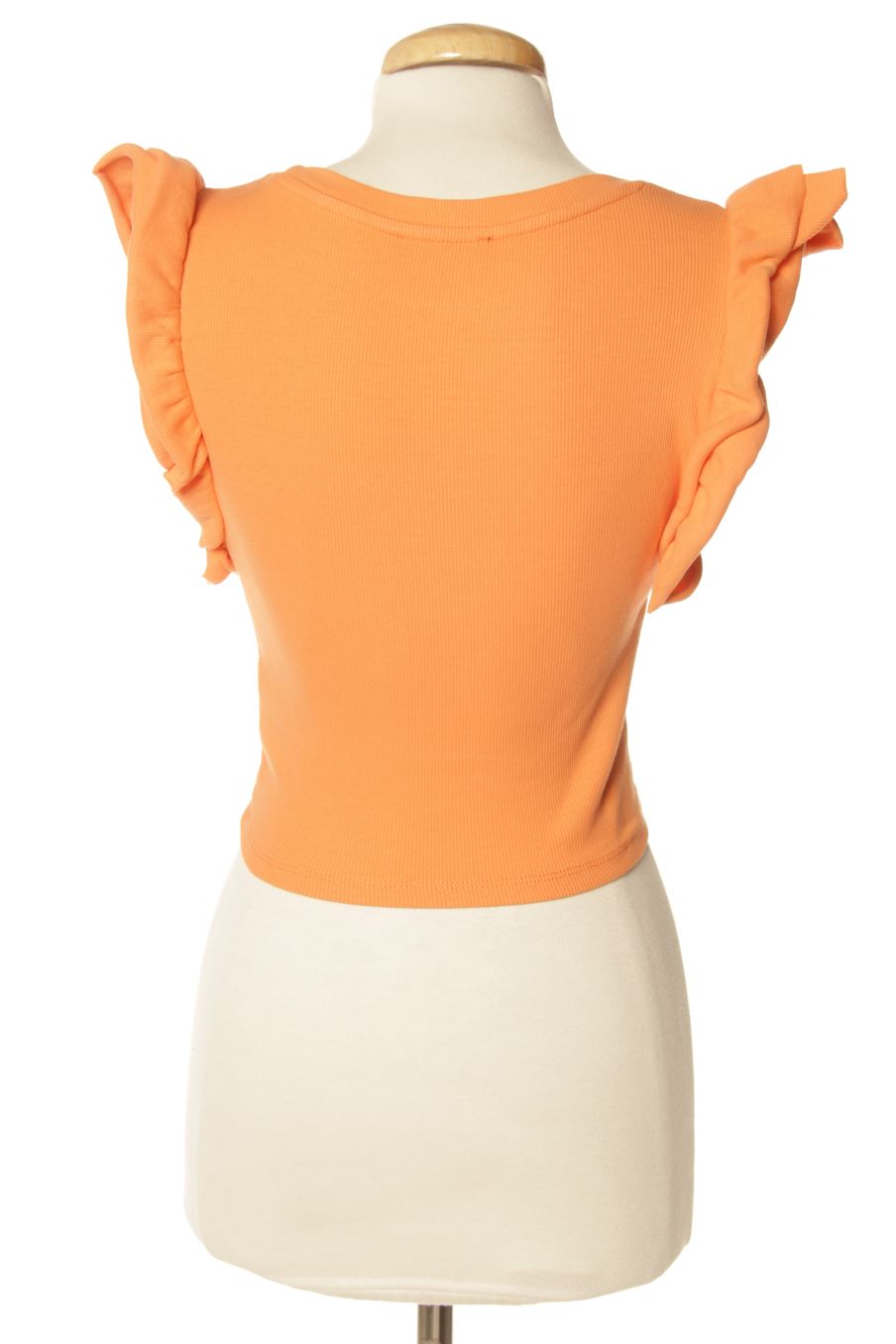 Top Zara de la taille M, de couleur orange