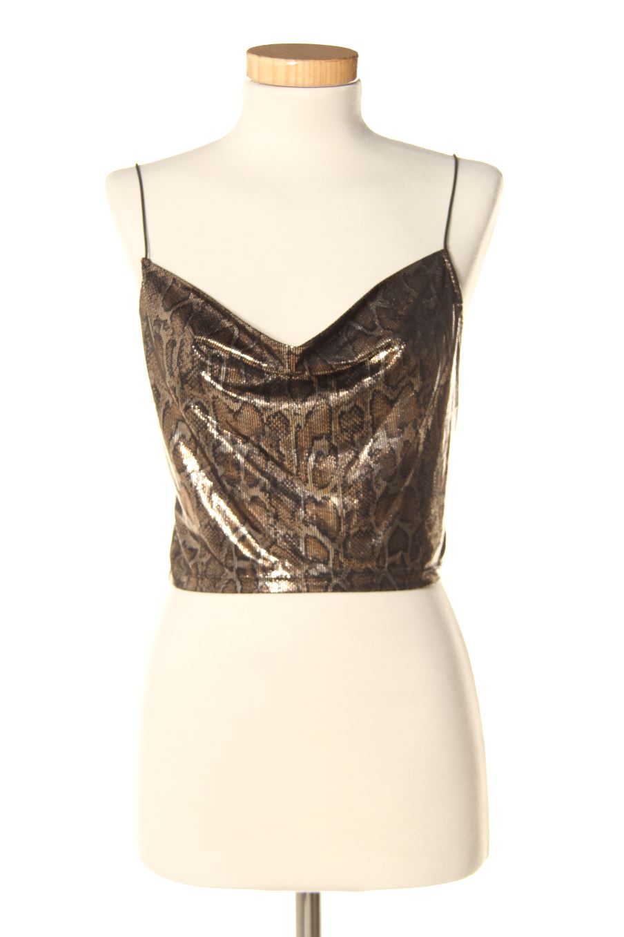 Top de H&M de la talla S, de color animal print