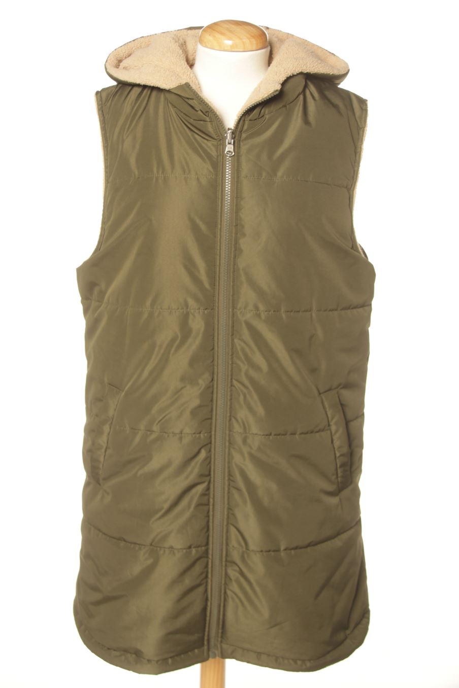 Chaleco de abrigo de PERCENTIL de la talla L, de color verde