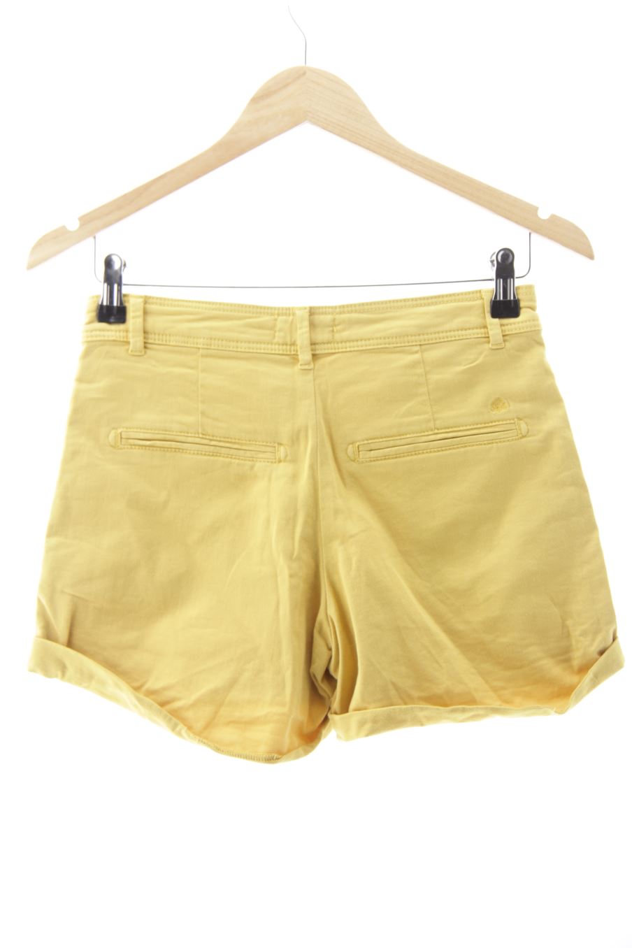 Shorts Springfield de la taille 36, de couleur jaune de denim