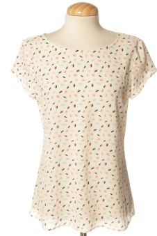 Blusa de manga corta M Promod