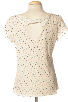Blusa de manga corta M Promod